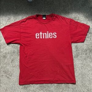 Vintage Etnies Red Shirt
